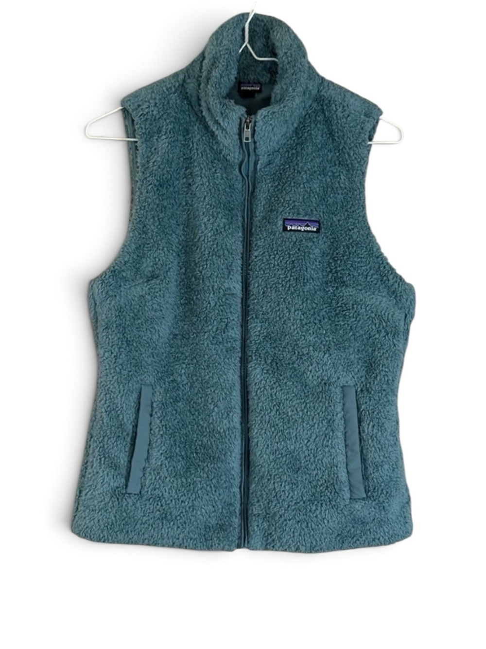 Patagonia Los Gatos Light Teal Fleece Vest